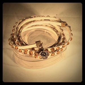 Swarovski crystal wrap bracelet